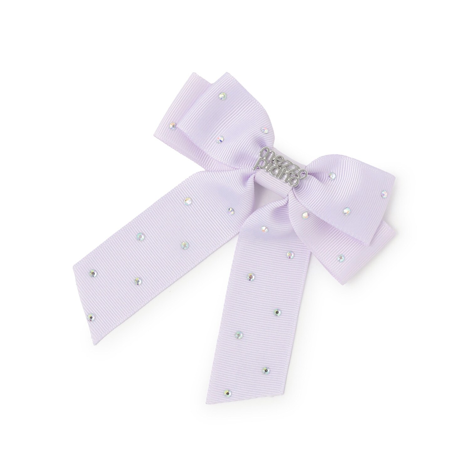 キラキラリボン　ヘアクリップ