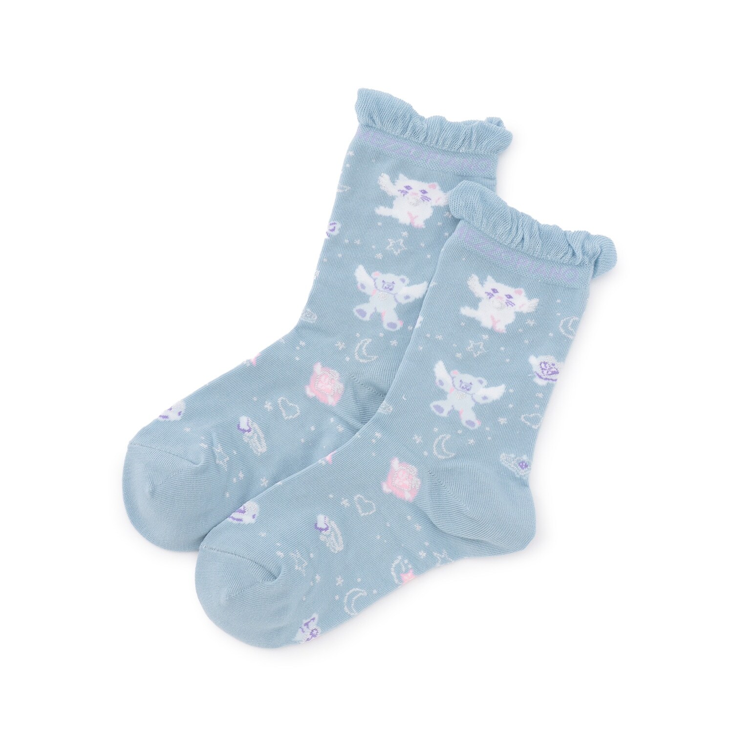 マジカル柄　クルーソックス