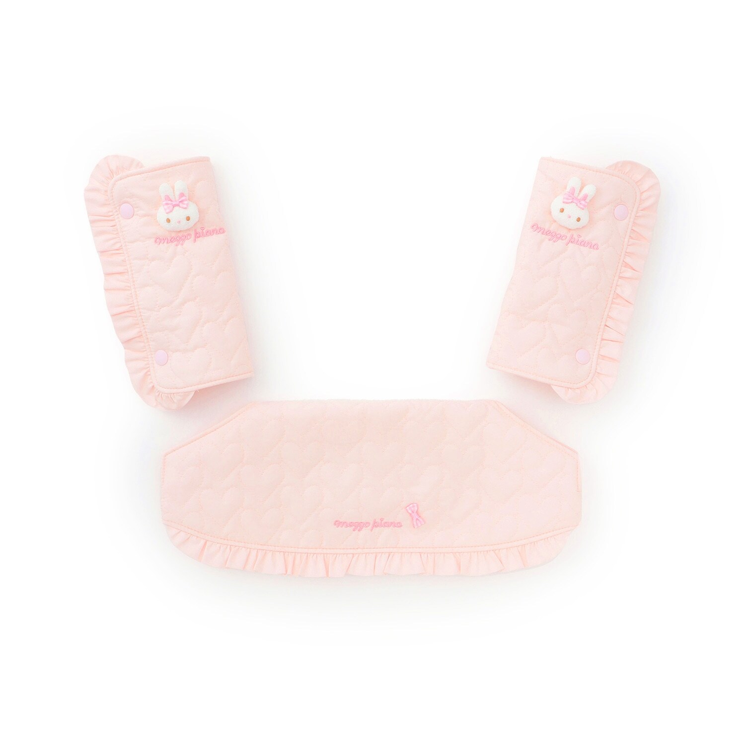 【メゾピアノママ】ウサギマスコット付抱っこ紐カバー