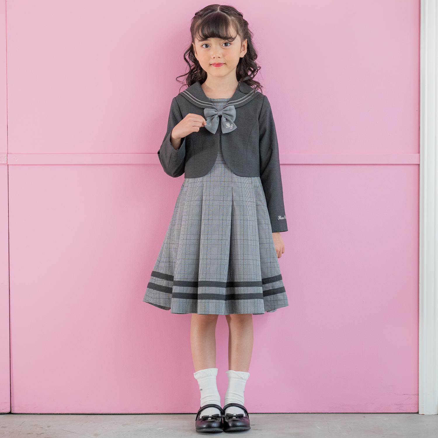 セーラーカラーアンサンブル　ワンピースセット