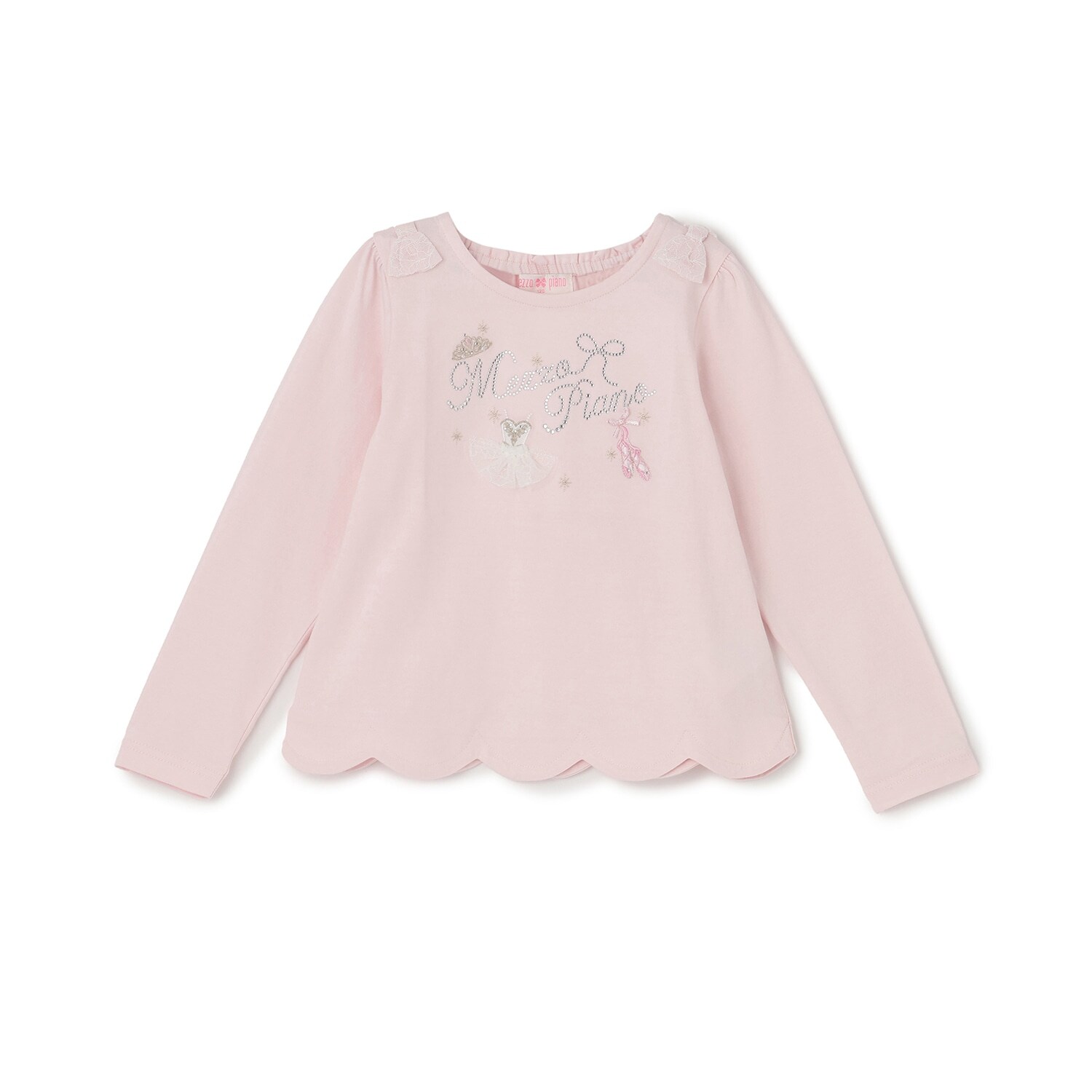 バレリーナロゴ　長袖Tシャツ