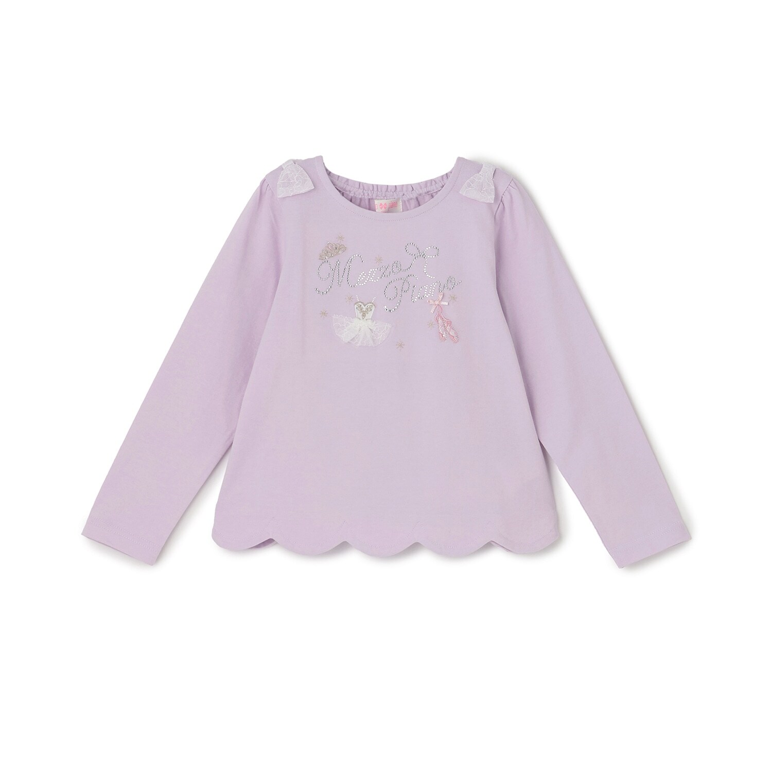 バレリーナロゴ　長袖Tシャツ