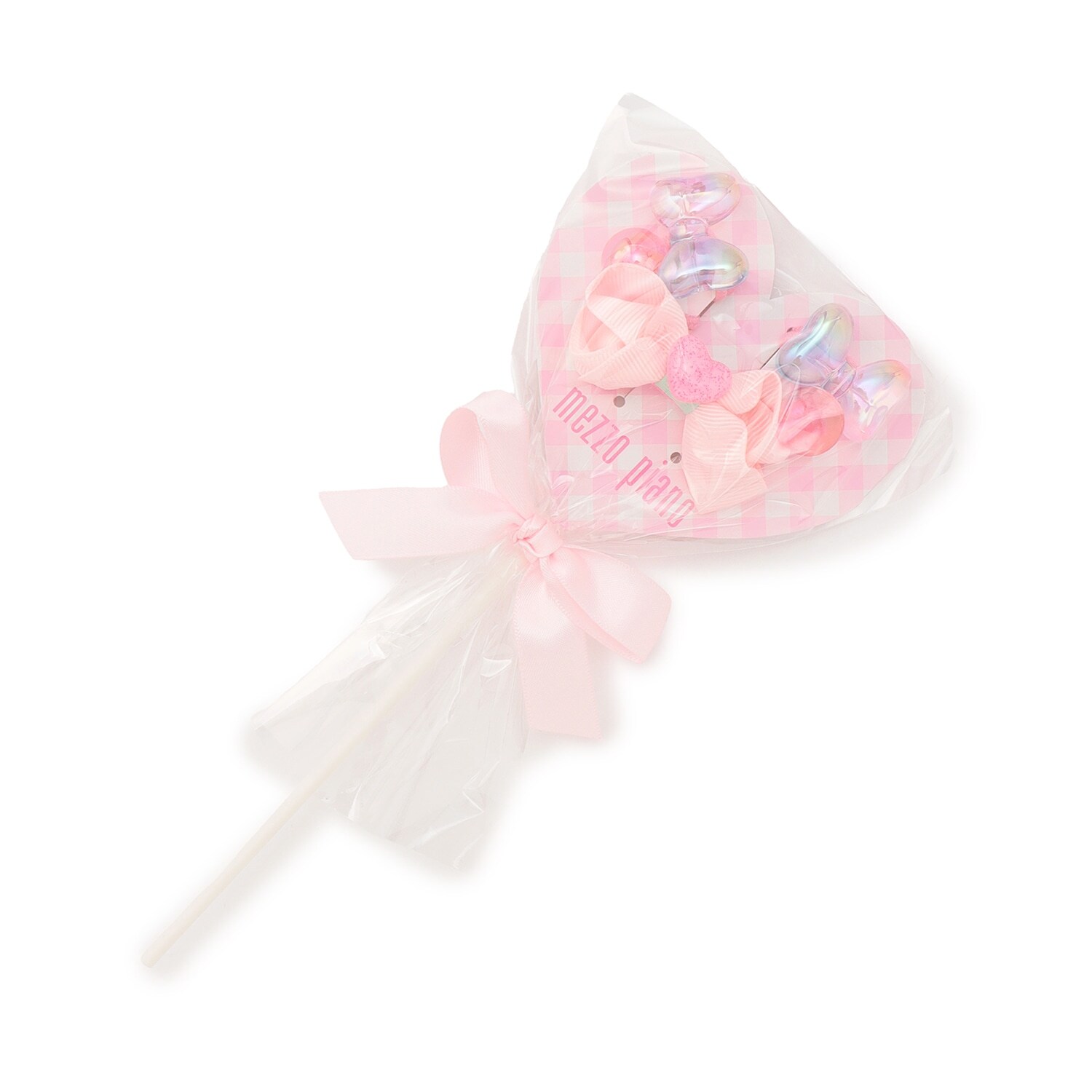 キャンディラッピング　リボン　ヘアアクセサリーセット