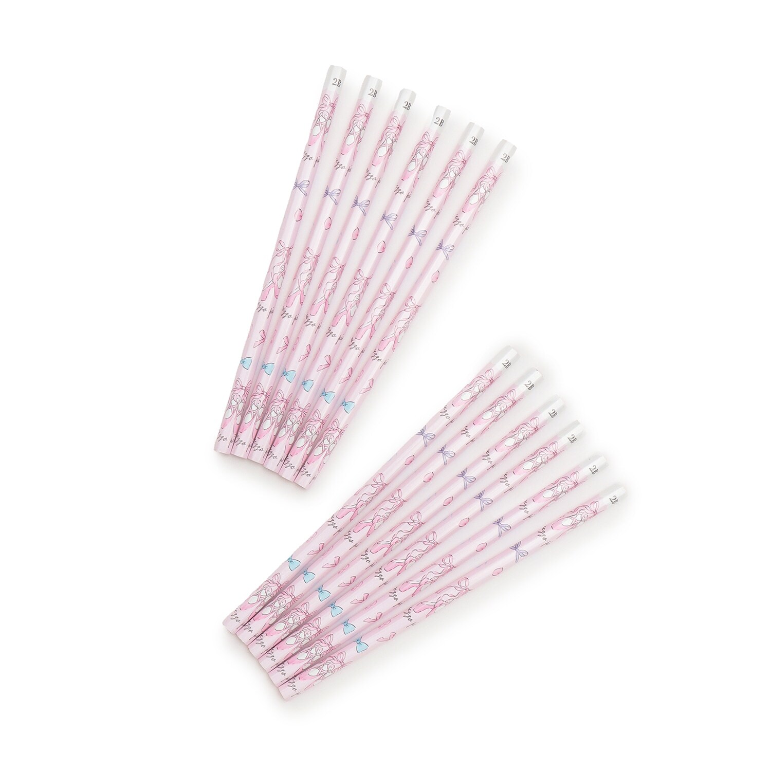 【ステーショナリー】バレエ柄　鉛筆12本セット