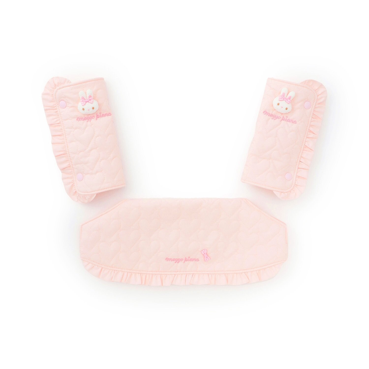 【メゾピアノママ】ウサギマスコット付抱っこ紐カバー