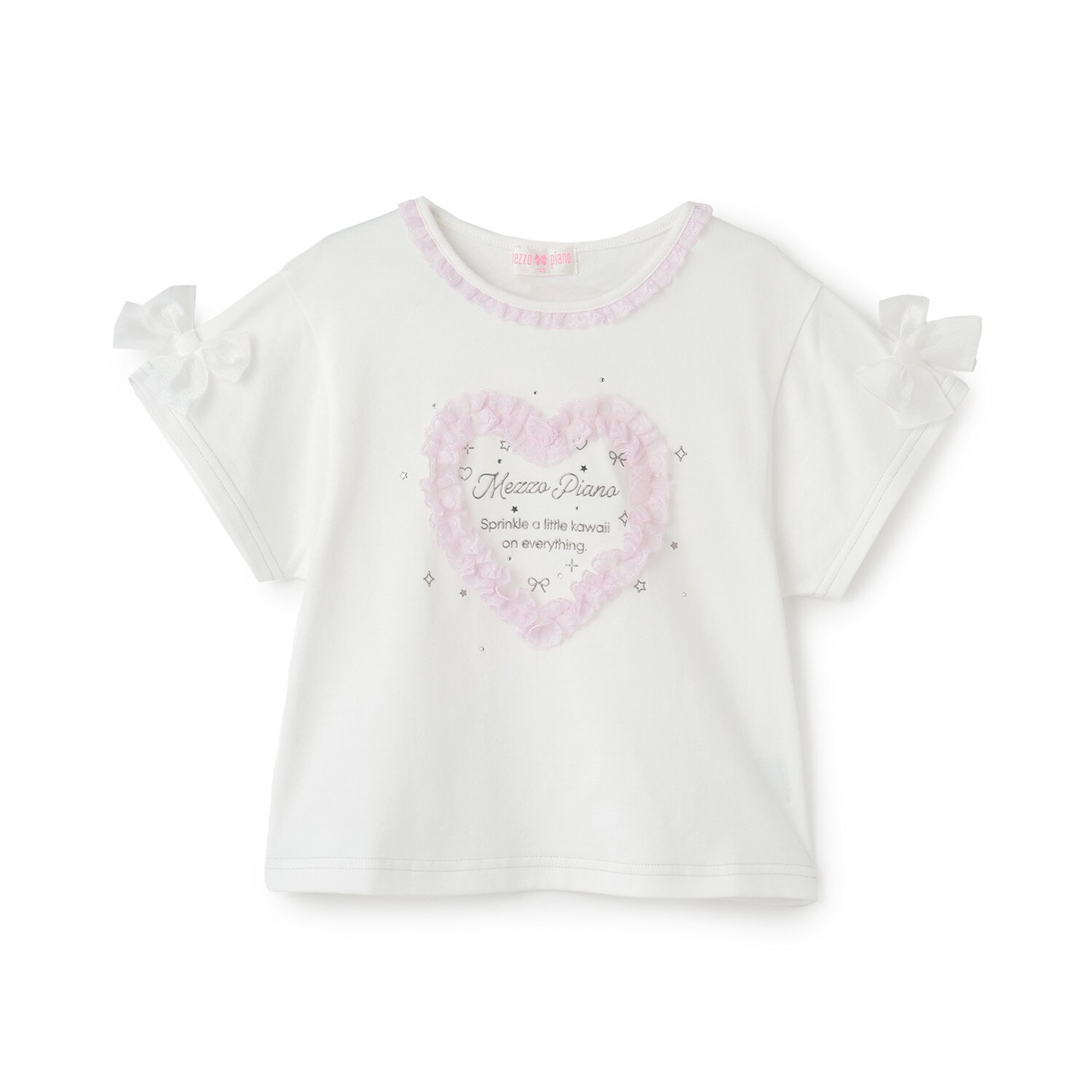 ハートレース　半袖Tシャツ