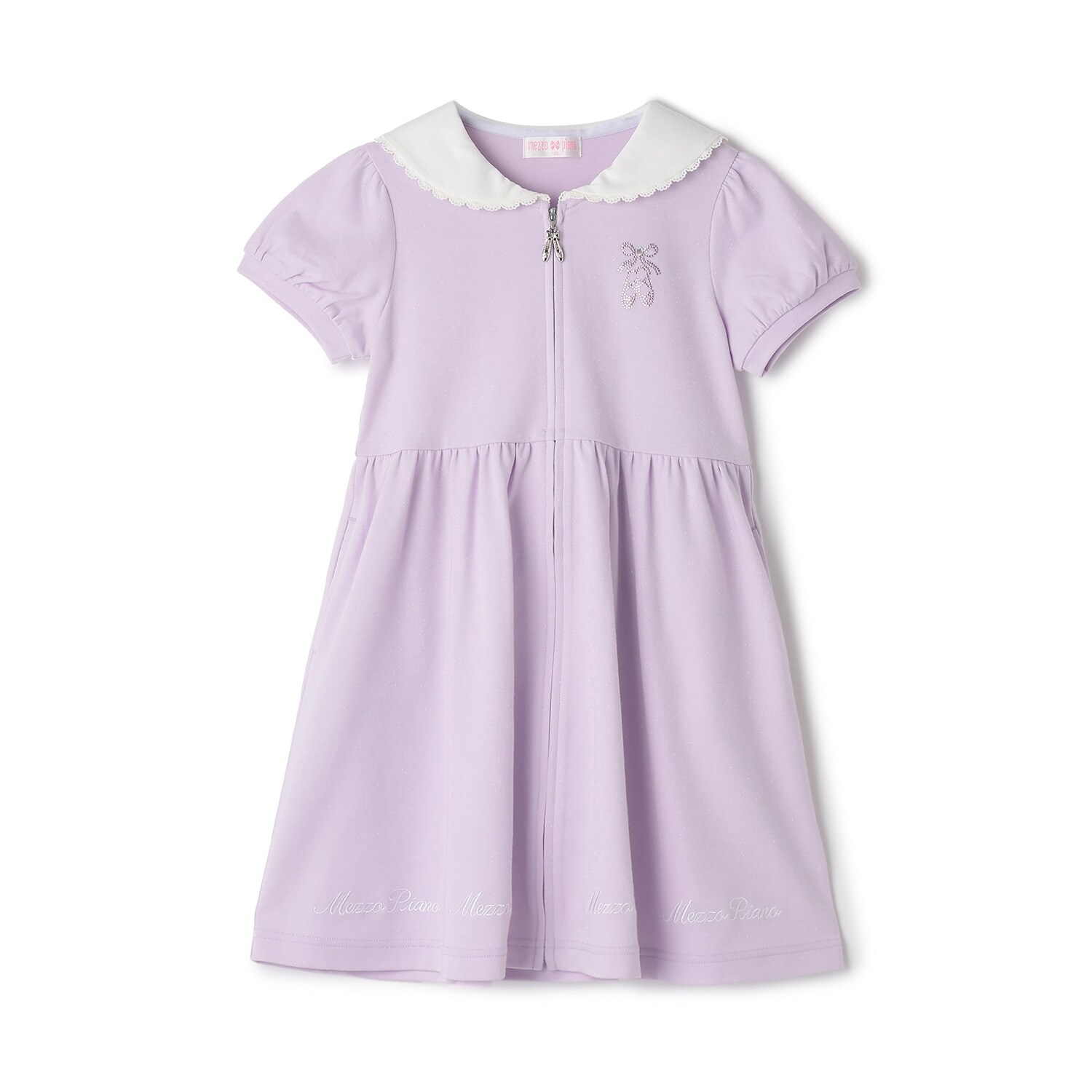 前開き　セーラー衿　ワンピース