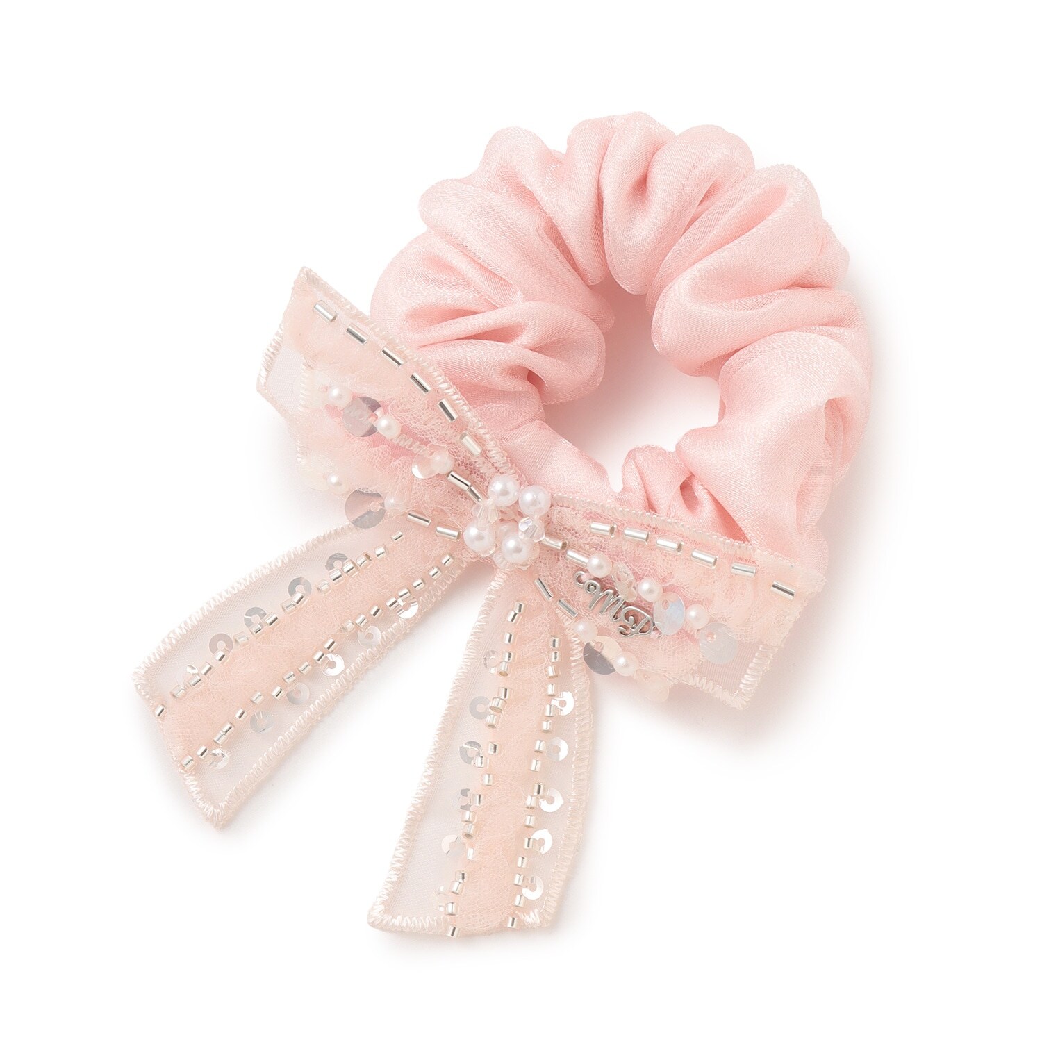 キラキラリボン　シュシュ【日本製】