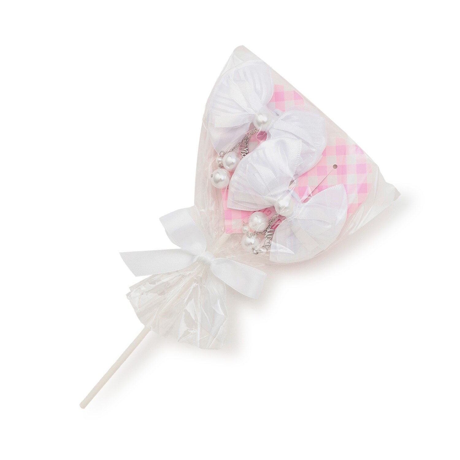 キャンディラッピング　リボンパールヘアアクセサリーセット