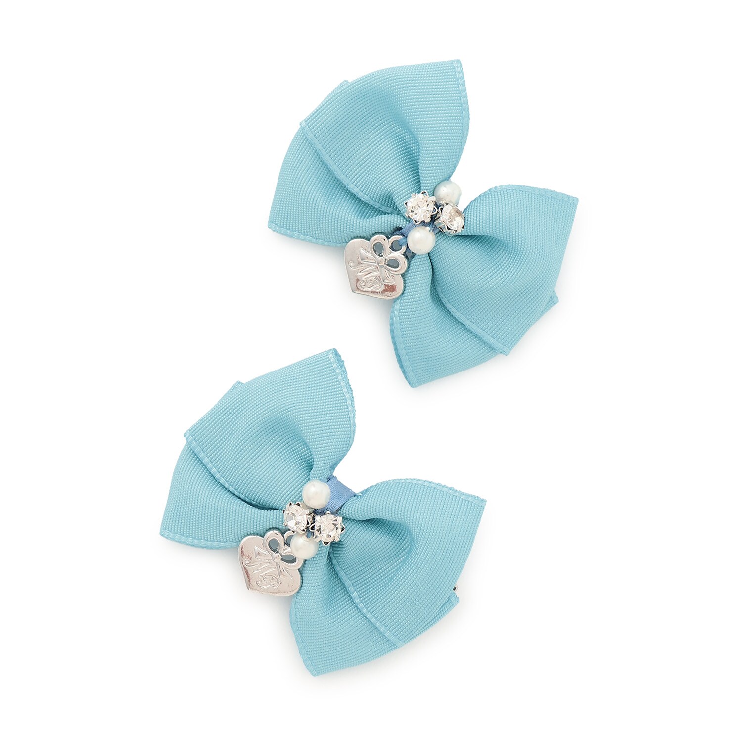 ミニリボン　ヘアクリップ2個セット