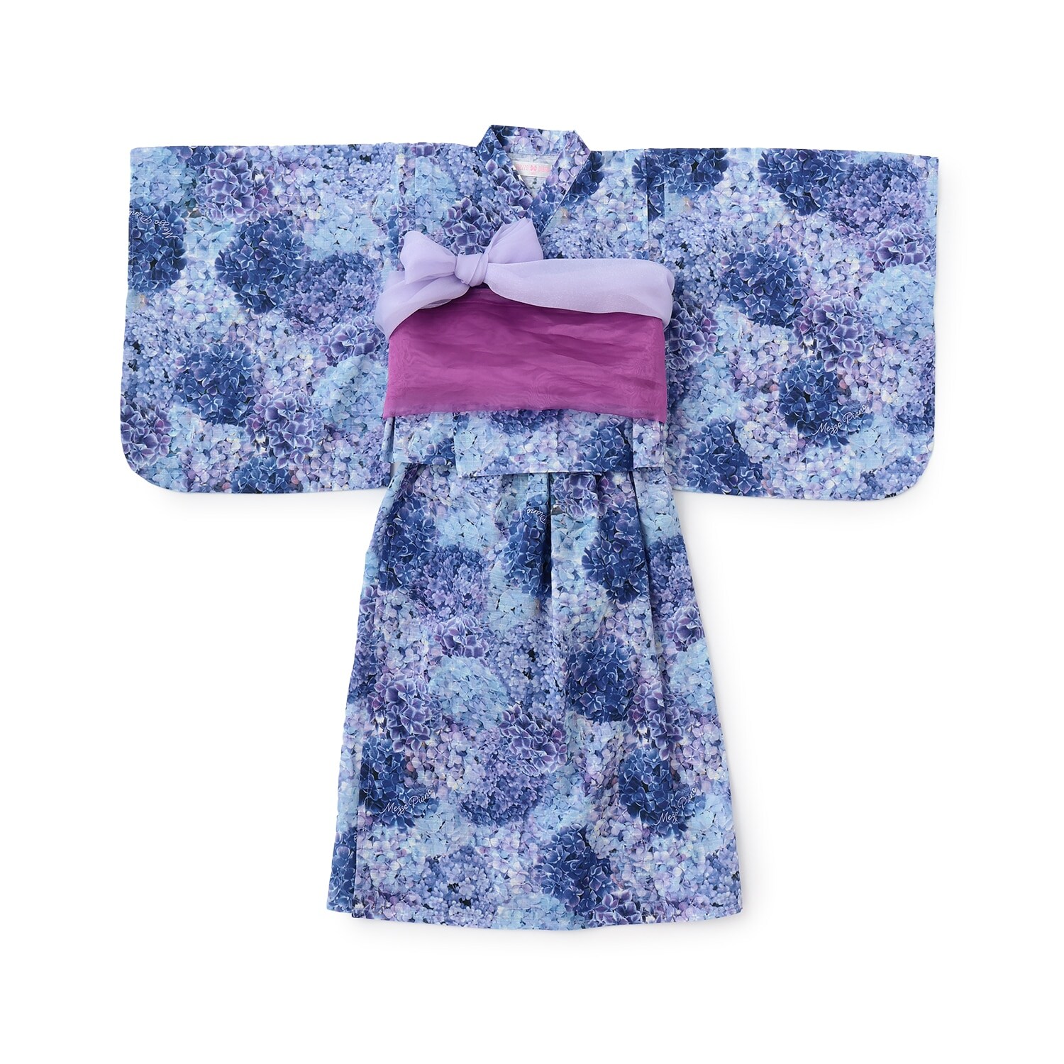 紫陽花柄　浴衣