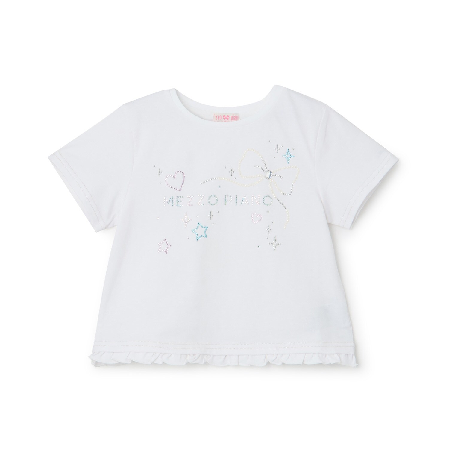 キラキラモチーフロゴ　半袖Tシャツ