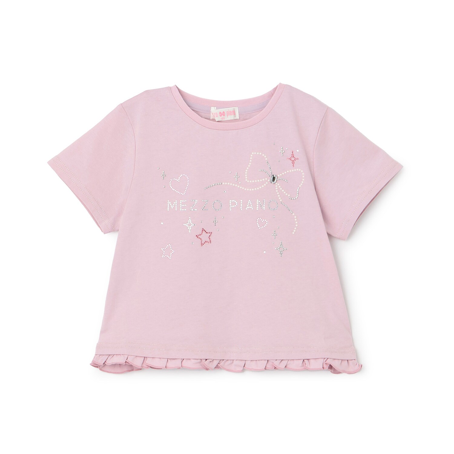 キラキラモチーフロゴ　半袖Tシャツ