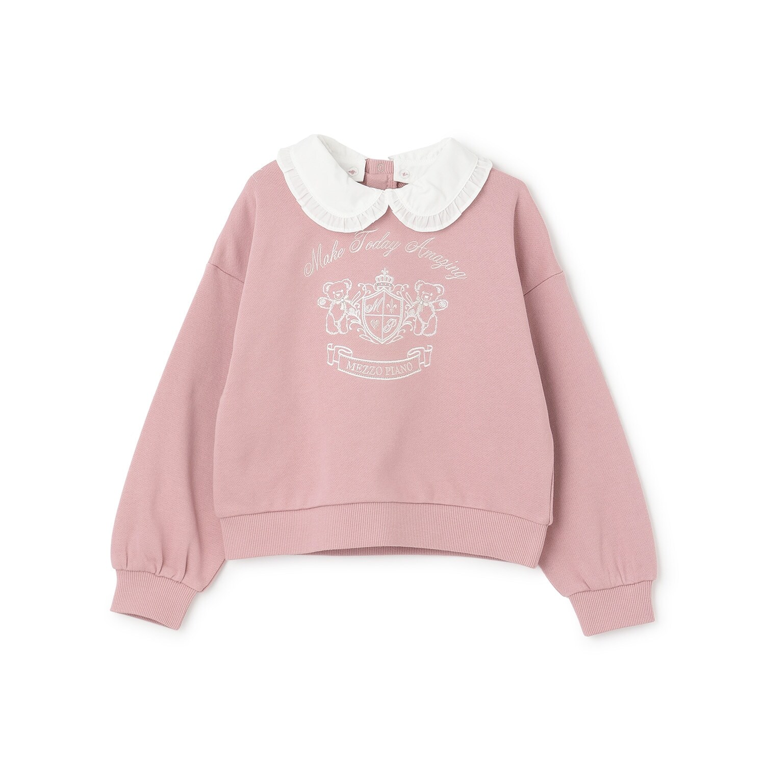 【人気商品再入荷】【直営店で取り扱い無し】カレッジ刺しゅう　衿つきトレーナー