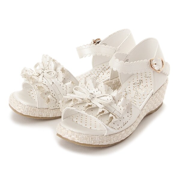 レーススカラップサンダル