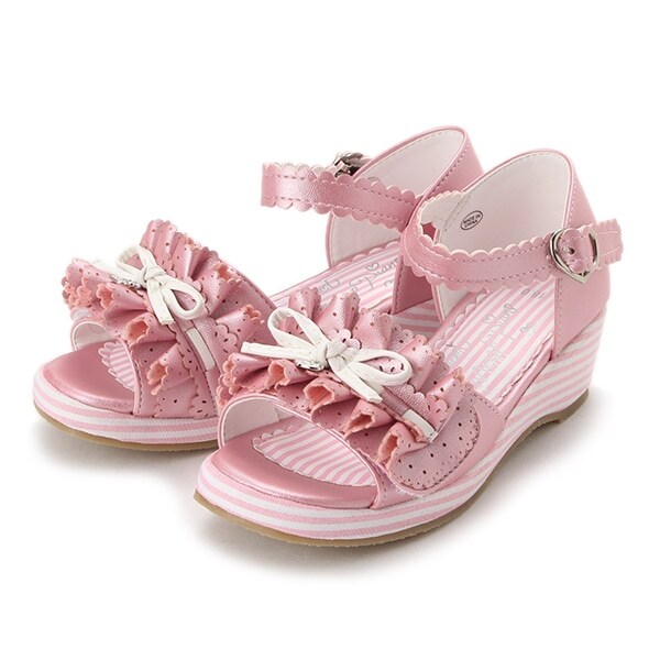 レーススカラップサンダル