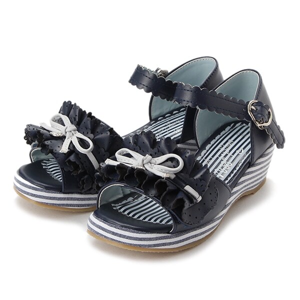 レーススカラップサンダル