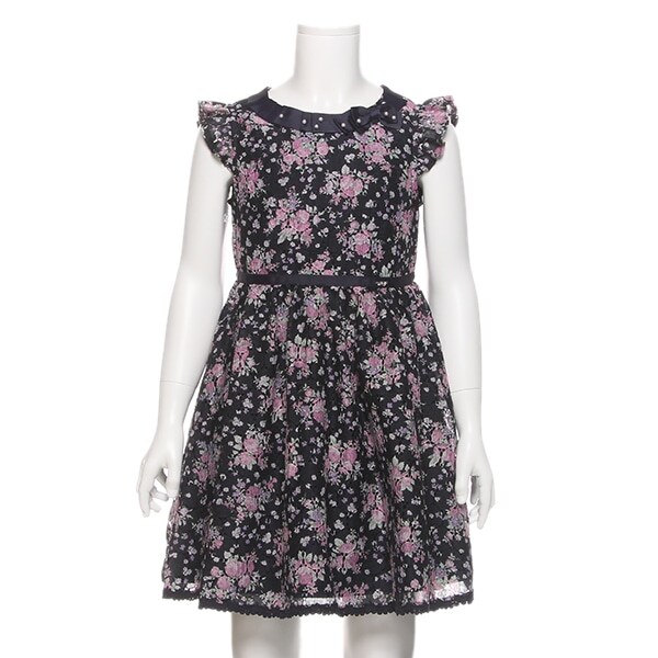 花レース柄ワンピース