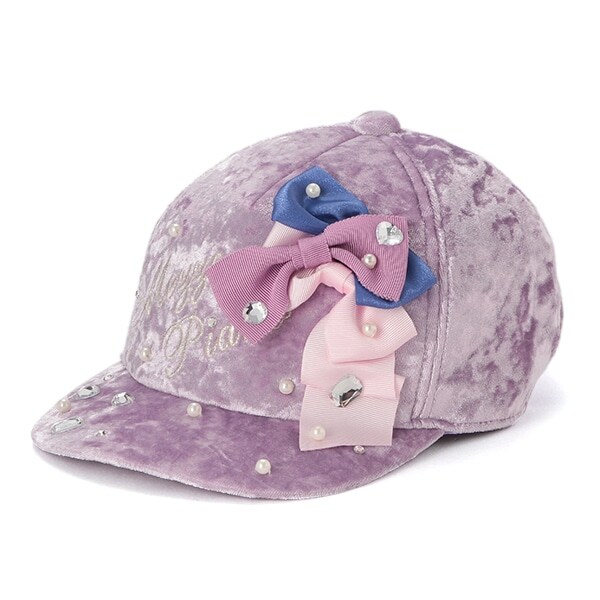 リボンベロアキャップ