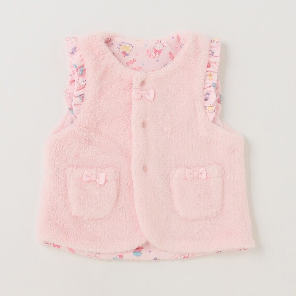 【人気商品再入荷】【直営店で取り扱い無し】ウサギ柄リバーシブルベスト