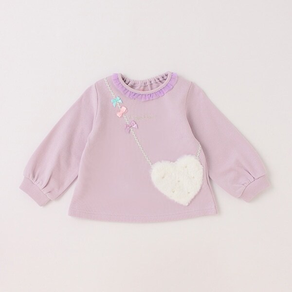 【人気商品再入荷】【直営店で取り扱い無し】ハートポシェット風トレーナー