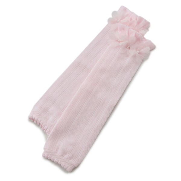 お花フリルレッグウォーマー