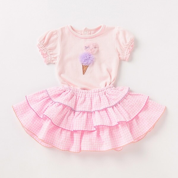 アイスロンパース＆フリルスカートセット