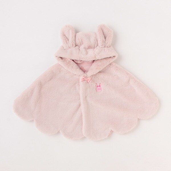 動物フェイクファーケープ