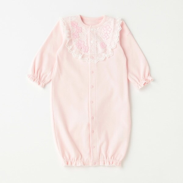 花モチーフつき2wayオール