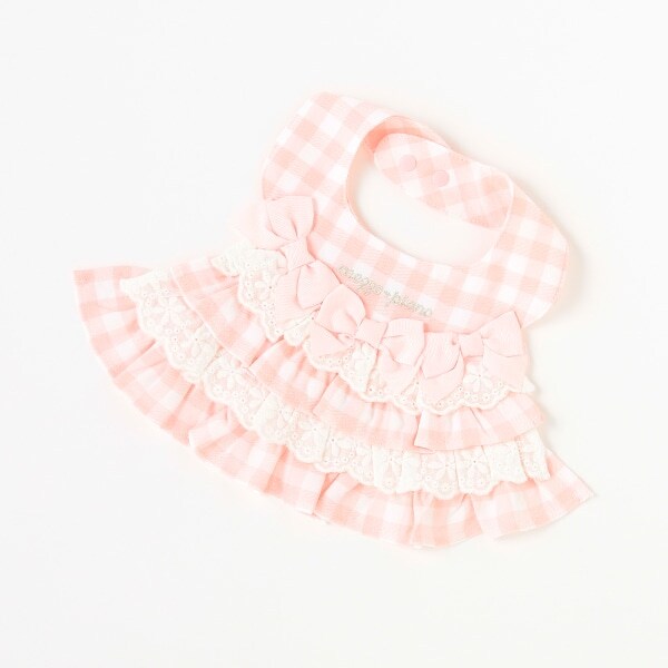 ギンガムフリルレーススタイ