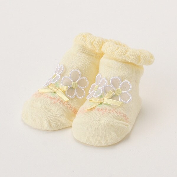 お花モチーフソックス【日本製】