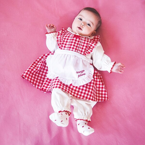 メイド風エプロンつき2wayオール