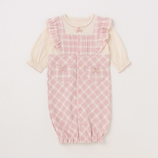 チェック柄2wayオール