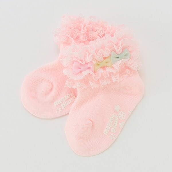 レースリボン　ソックス【日本製】