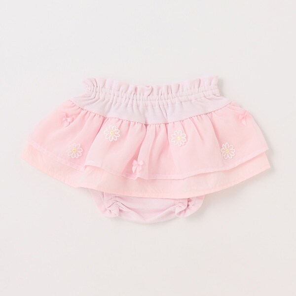 花モチーフつきスカートブルマ
