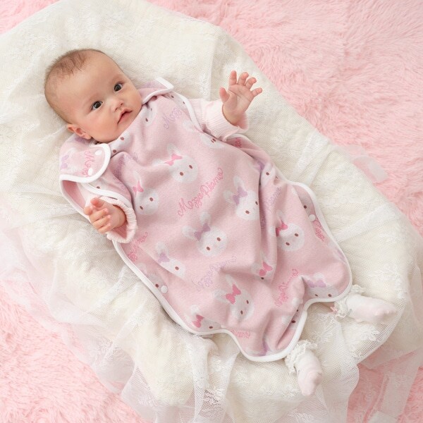 うさぎ柄スリーパー