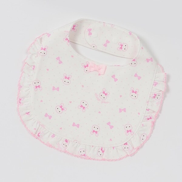 ウサギリボン柄　スタイ