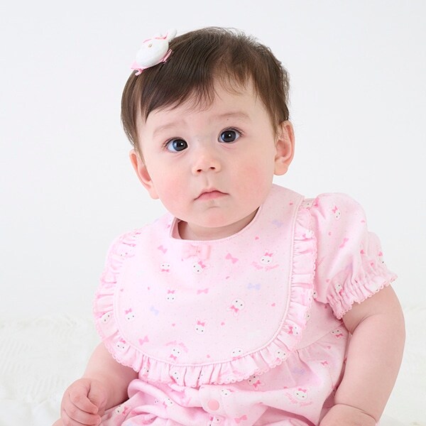 ウサギリボン柄　スタイ