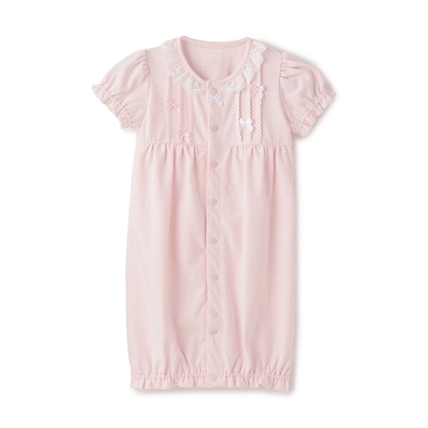 タックリボン半袖2wayオール