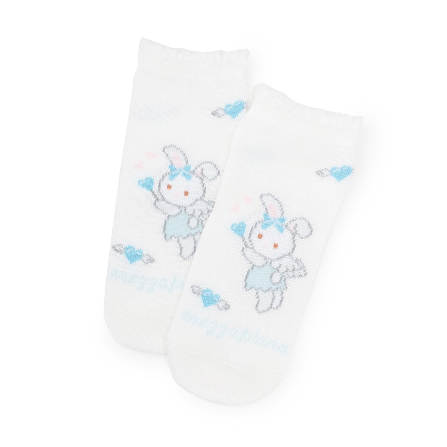 エンジェルウサギ柄　ソックス