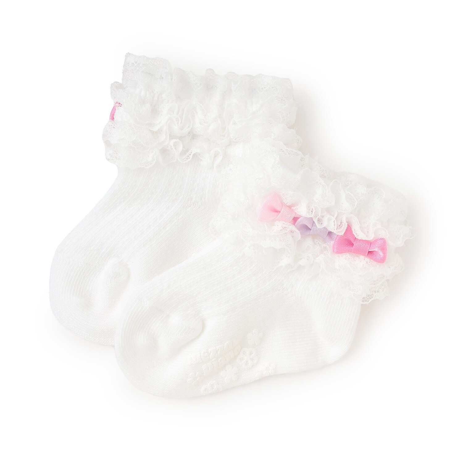 レースリボン　ソックス【日本製】