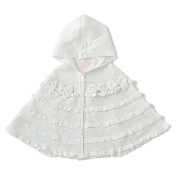 ニットフリルケープ