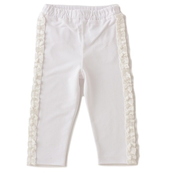 サイドフリルウサギポケット7分丈パンツ