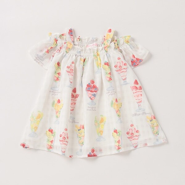 フルーツパフェ柄チュニック
