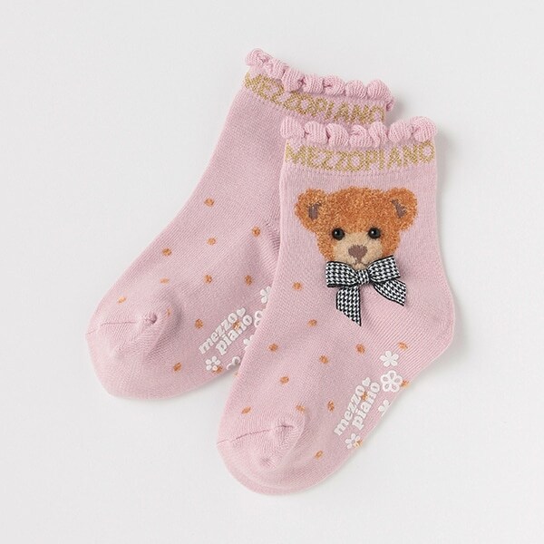 【ベビーサイズ】クマチャンソックス【日本製】