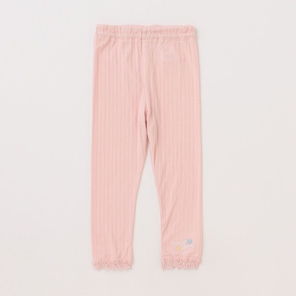 花レースつき　フル丈レギンス