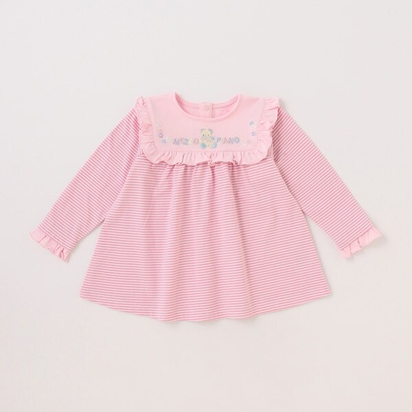 クマロゴボーダー　長袖チュニック