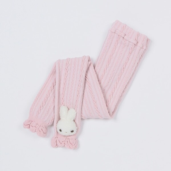 ボアウサギマスコットつき　レギンス【日本製】