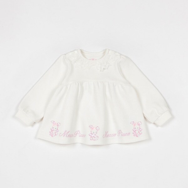 裾ロゴうさぎ　チュニック