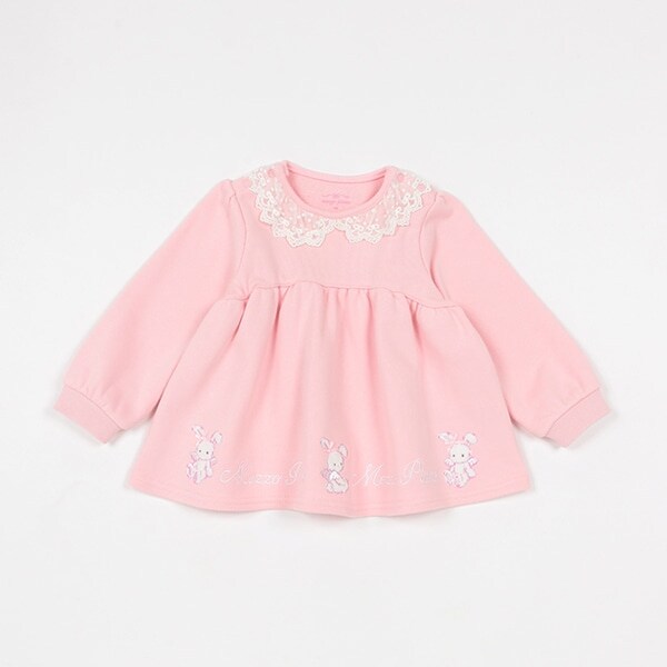 裾ロゴうさぎ　チュニック